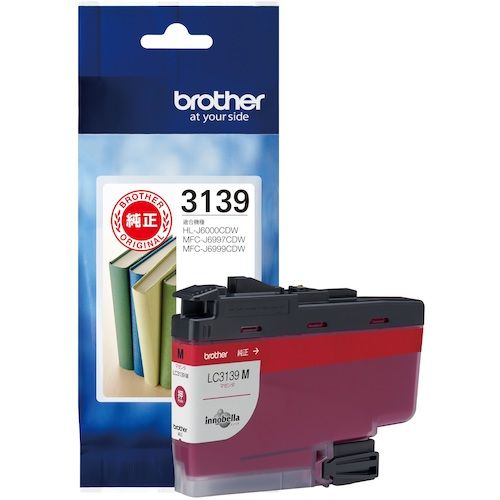 【期間限定!対象商品P2～20倍】 ｂｒｏｔｈｅｒ　インクカートリッジ　ＬＣ３１３９Ｍ　マゼンタ　1個 (LC3139M) 7,020円