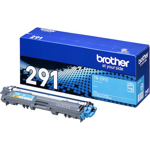 【期間限定!対象商品P2～20倍】 ｂｒｏｔｈｅｒ　トナーカートリッジ　ＴＮ－２９１Ｃ　シアン　1個 (TN291C)