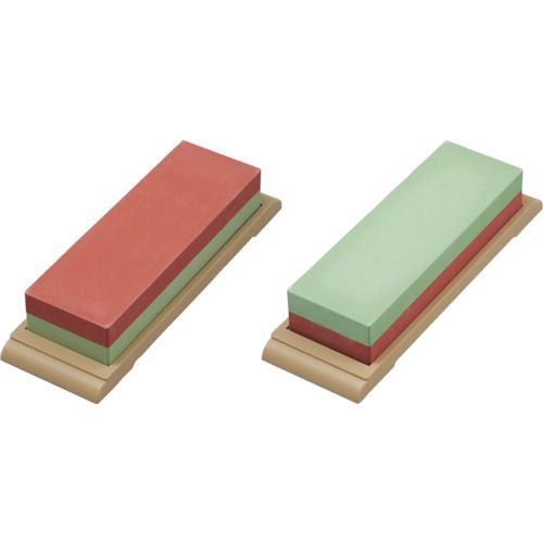 【SS押さえる 38万商いもの以上10%OFF】 ＥＢＭ ダブル石ころ剃刀砥（中仕上（＃１０００）・荒砥（＃２２０）） 1個 (0990100)