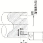 【期間限定!対象商品P2～20倍】 京セラ　多機能・端面溝入れ加工用ホルダ　ＫＦＭＳ－８　1個 (KFMSR2525M1051608)