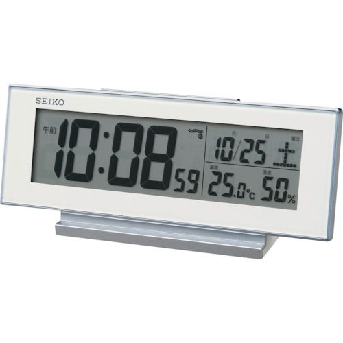 【期間限定!対象商品P2～20倍】 ＳＥＩＫＯ　自動点灯デジタル電波時計　1個 (SQ324W)