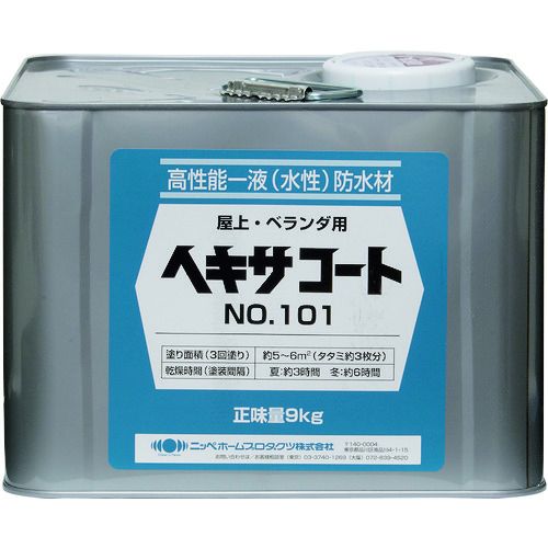 【期間限定!対象商品P2～20倍】 ニッぺ　ヘキサコート　１０１　９ｋｇ　グレー　ＨＸＰ００１－９　1缶 (4976124825026)