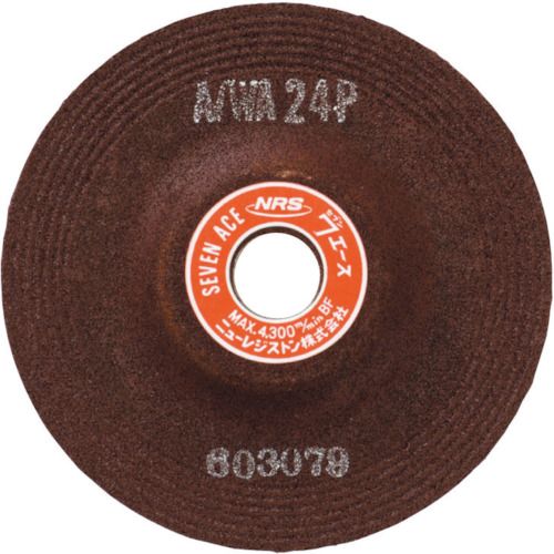 【期間限定!対象商品P2～20倍】 ＮＲＳ　研削砥石　セブンエース　１８０×６×２２　ＳＴ２４Ｌ　25枚 (SA1806ST24L)