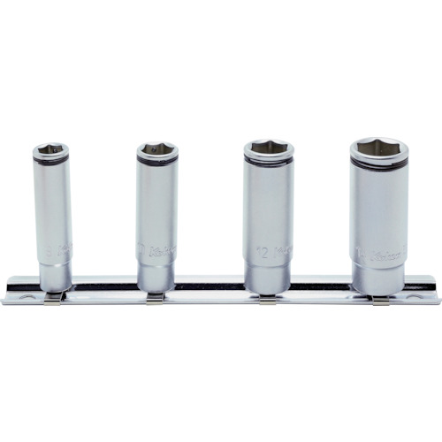【期間限定!対象商品P2~20倍】 Ko−ken 6.35mm差込 ナットグリップディープソケットレールセット 1個 (RS2350M4)|福祉用具のバリューケア