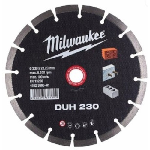 【SS制限事項 38万商いもの以上10%OFF】 ｍｉｌｗａｕｋｅｅ ２３０粍ダイヤモンドブレード（一部分型） 1個 (4932399542)