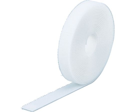【期間限定!対象商品P2~20倍】 マジックバンドR結束テープ 両面 白 20mm×25m MKT-20250-W 1巻|福祉用具のバリューケア