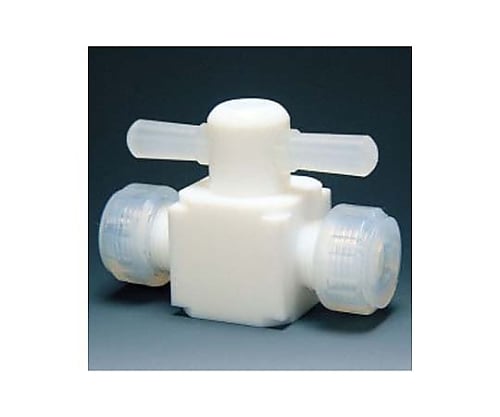 【期間限定!対象商品P2～20倍】 フッ素樹脂 二方バルブ圧入型 6φ　NR0003-001 1個