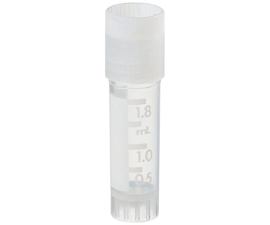 【期間限定!対象商品P2～20倍】 凍結保存用チューブ/クライオバイアル 2mL アウターキャップ 1本×100本入 10-500-26 1セット(100本入)