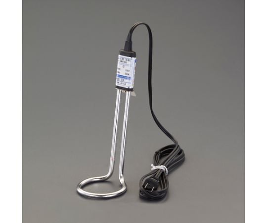 【期間限定!対象商品P2～20倍】 AC100V/1.0kW 投込みヒーター(ｽﾃﾝﾚｽｼｰｽ)　EA896AH-23 1個