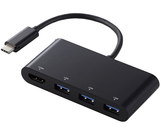 【期間限定!対象商品P2～20倍】 Type-Cドッキングステーション　USB3.1Gen1×3ポート　HDMI×1ポート　4K対応　ブラック　DST-C15BK/EC 1個