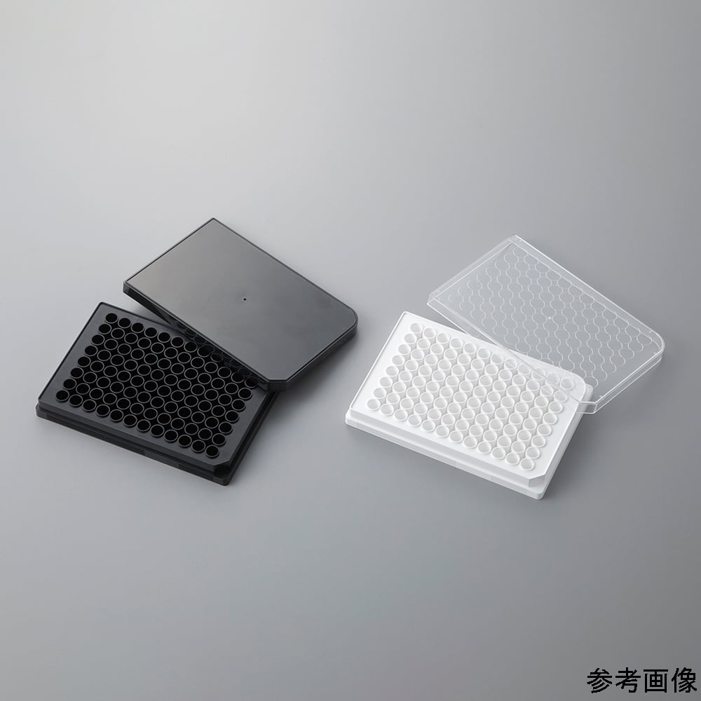 【期間限定!対象商品P2~20倍】 ビオラモ96ウェルプレート ブラック 1箱(50包入) VM96-B 1箱(50包入)