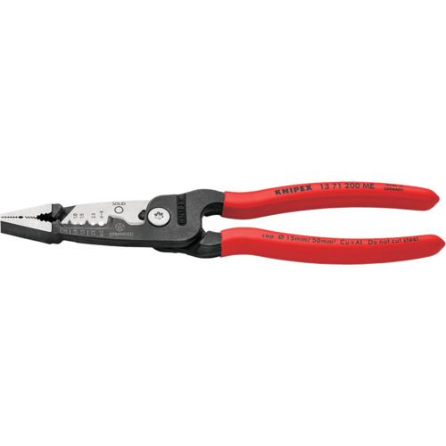 【期間限定!対象商品P2～20倍】 ＫＮＩＰＥＸ　電工用多機能プライヤー　２００ｍｍ　1丁 (1371200ME)