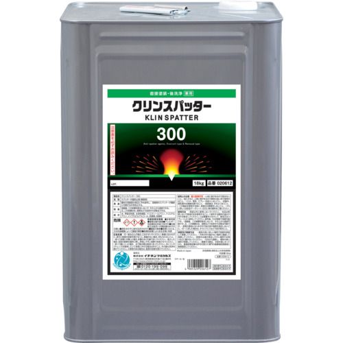【期間限定!対象商品P2～20倍】 イチネンケミカルズ　クリンスパッター　３００　１８Ｋｇ　1缶 (020612)