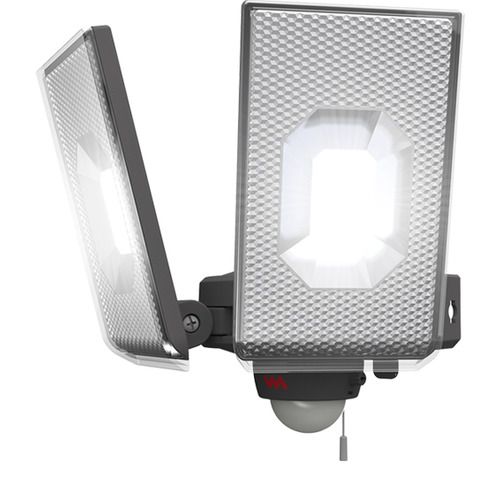 【期間限定!対象商品P2～20倍】 ｍｕｓａｓｈｉ　１２．５Ｗ×２灯スライド型　ＬＥＤセンサーライト　1台 (LEDAC2050)