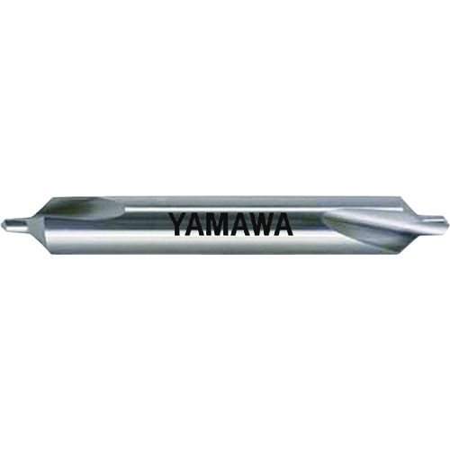 【期間限定!対象商品P2~20倍】 ヤマワ 弱ねじれ溝A形90° 超硬センタ穴ドリル C-CD-Q 1X90°X4 1本 (CCDQ1X90X4)