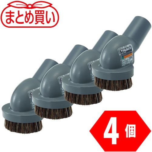 【SS押さえる 38万商いもの以上10%OFF】 ＴＲＵＳＣＯ まとめ買い まる毛はらい 馬毛 薄墨色 ４個 1Ｓ (TPC307244P)