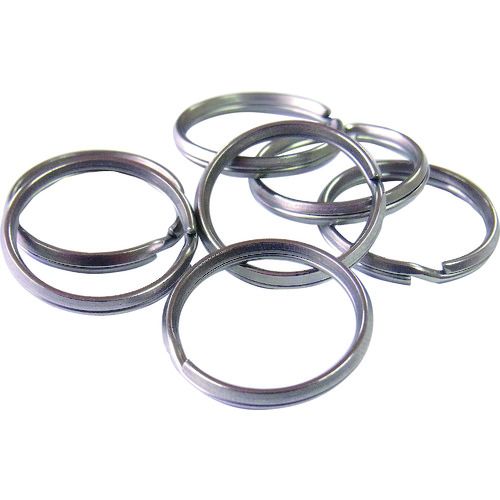 【期間限定!対象商品P2～20倍】 ニッサチェイン　ステンレスキーリング　１６ｍｍ　（１００個入）　1箱 (SKR16)