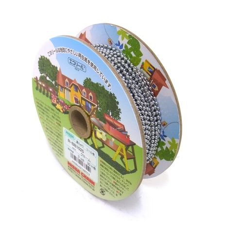 【期間限定!対象商品P2~20倍】 ニッサチェイン クロームキボール 30m巻 1巻 (RBB1025)