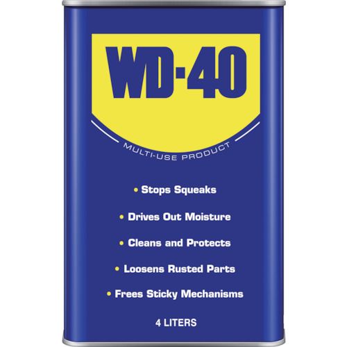 【SS制限事項 38万商いもの以上10%OFF】 ＷＤー４０ 超鳴りわたる性防錆剤ＭＵＰＢＵＬＫ４Ｌ 1缶 (WD04L)