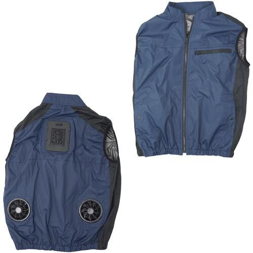 【期間限定!対象商品P2～20倍】 サンコー　圧倒的に冷える　冷蔵服３　ネイビー　３Ｌ　1着 (TKCV243NV)