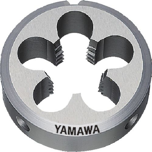 【継続期間制限事項!客体商いものP2～20倍】 ヤマワ ソリッドダイス 左ねじ用 Ｄ ＬＨ Ｍ４０Ｘ２ ７５径 1個 (DLHM40X275)