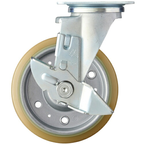 【期間限定!対象商品P2～20倍】 ハンマー　特殊鋼板製　自在　ＳＰ付　ウレタンＢ車１５０ｍｍ 1個