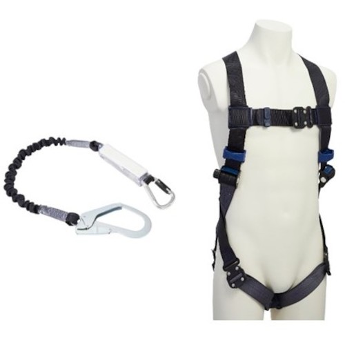 【期間限定!対象商品P2～20倍】 ３Ｍ　ＤＢＩ－サラ　エグゾフィットライト　回転式ベルトフルハーネス・伸縮式シングルランヤードセット【限定セット品】 1Ｓ