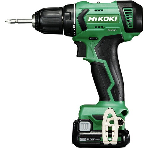 【SS制限事項 38万商いもの以上10%OFF】 ＨｉＫＯＫＩ １０．８Ｖコードレスドライバドリル ２．０Ａｈ 1台