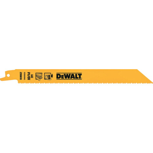 【SS押さえる 38万商いもの以上10%OFF】 ＤＥＷＡＬＴ レシプロソーブレード・セーバーソーブレード・レシプロソー替刃・セーバーソー替刃 セーバーソーブレード１０／１４山ｘ２００粍（１００枚） 1PK