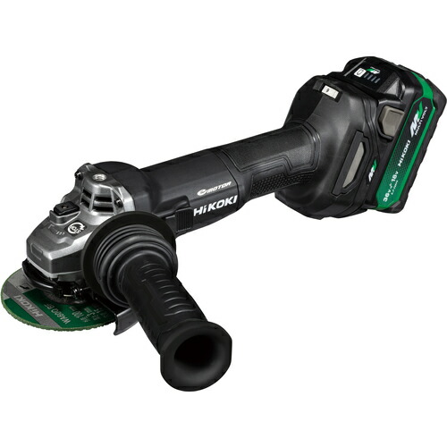 【SS制限事項 38万商いもの以上10%OFF】 ＨｉＫＯＫＩ コードレスディスクグラインダ ３６Ｖ １００粍 新マルチ雄捩子仕掛ける品 ストロングブラック遣りかた 1台