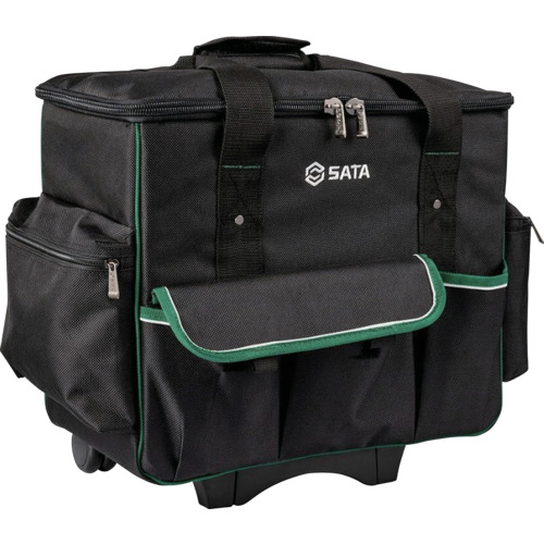 【期間限定!対象商品P2～20倍】 ＳＡＴＡ　キャスター付きツールバッグ　４３０×２４０×３８０ｍｍ 1個