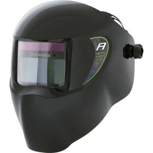【SS制限事項 38万商いもの以上10%OFF】 育良 溶接面（液晶式）ラピッド水呑み ＩＳＫ－ＲＧＴＰ２Ａ （４０３５７） 1台