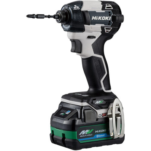 【SS制限事項 38万商いもの以上10%OFF】 ＨｉＫＯＫＩ コードレスインパクトドライバ ＷＨ３６ＤＤ 形 フロスティホワイト 1台