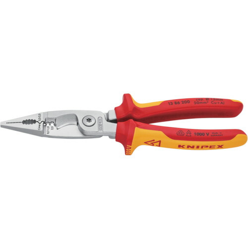 【SS押さえる 38万商いもの以上10%OFF】 ＫＮＩＰＥＸ 【ブリスターパック遣りかた】不成立エレクトロプライヤー １０００Ｖ不成立手持ち部分 1丁