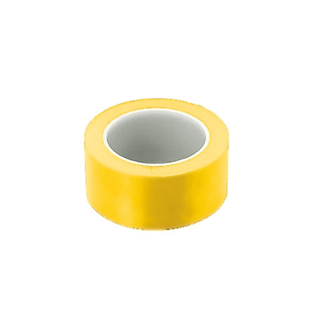 【期間限定!対象商品P2～20倍】 ラインテープ クリーンパック済 黄 25mm×33m 1巻