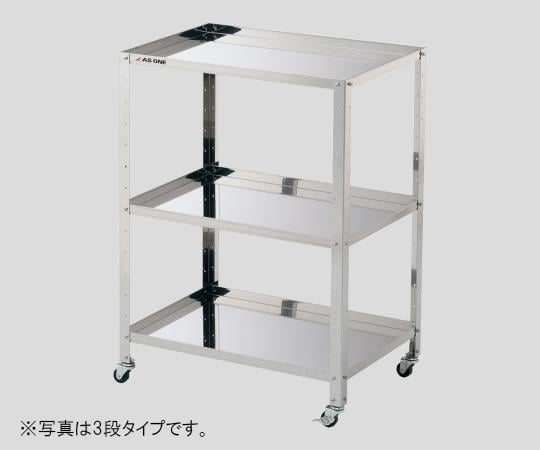 【SS押さえる 38万商いもの以上10%OFF】 枠付き添い人ステンレス鋼手押し車 レギュラー 3段 精神的な統合済 460×310×809粍 1台