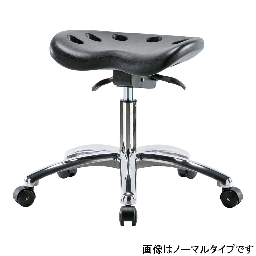 【SS押さえる 38万商いもの以上10%OFF】 エルゴノミックESD腰掛け 並大抵 ESD-PTDHSO-CR-EC 1台