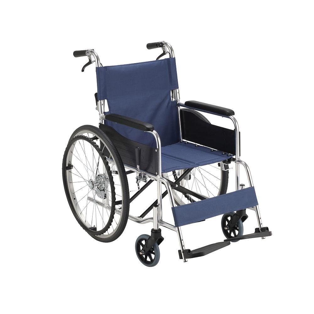 【期間限定!対象商品P2～20倍】 車いすRW-50（自走式・背折れタイプ）　RW-50SB 1台