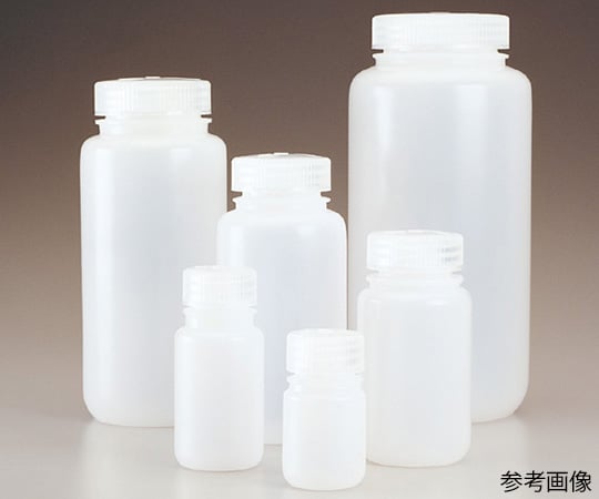 【期間限定!対象商品P2～20倍】 広口軽量ボトル HDPE 125mL 1ケース（72個入）　2189-0004 1ケース(72個入)
