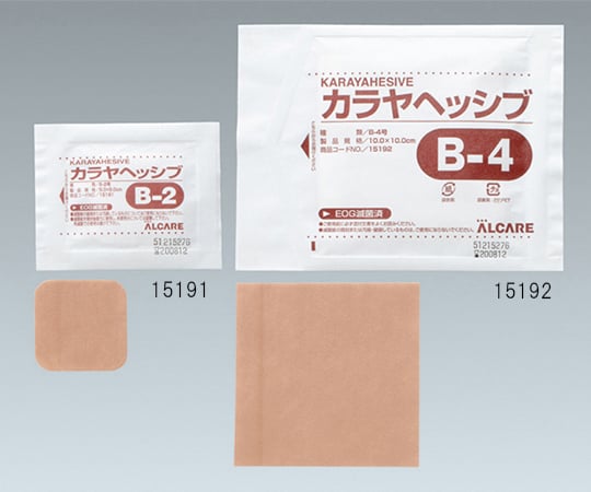 【SS制限事項 38万商いもの以上10%OFF】 カラヤヘッシブ・ブラインドタイプ B-4号 100×100粍 10枚 15192 1箱(10枚入)