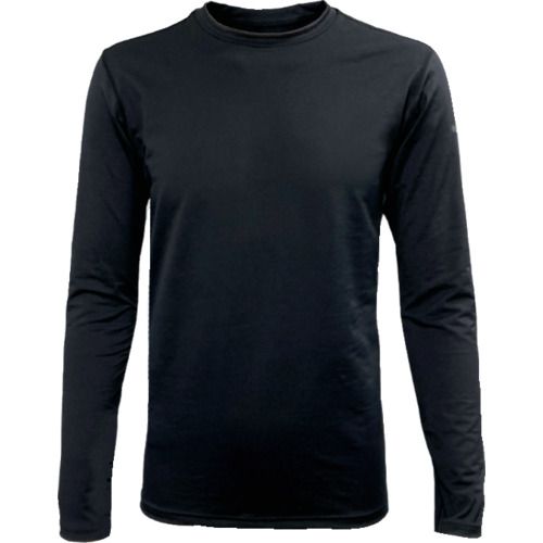 【期間限定!対象商品P2～20倍】 リベルタ　クルーネックインナー　ＬＤＬ　ＦＴＰＣ　Ｌ／Ｓ　ブラック　ＸＬ 1着