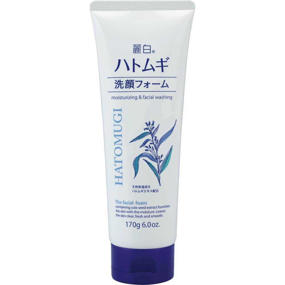 【期間限定!対象商品P2～20倍】 麗白　ハトムギ洗顔フォーム１７０Ｇ × 48点