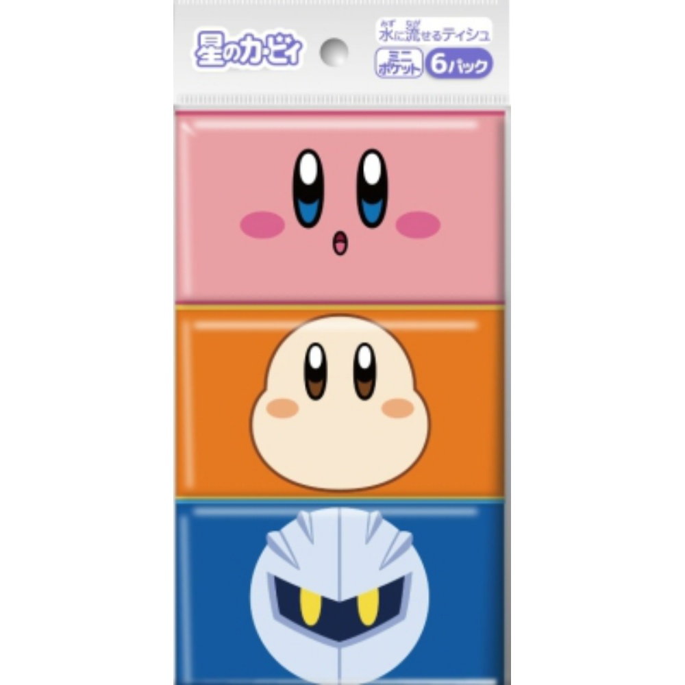 【期間限定!対象商品P2～20倍】 星のカービィ　ミニポケットティシュ６個組 × 60点