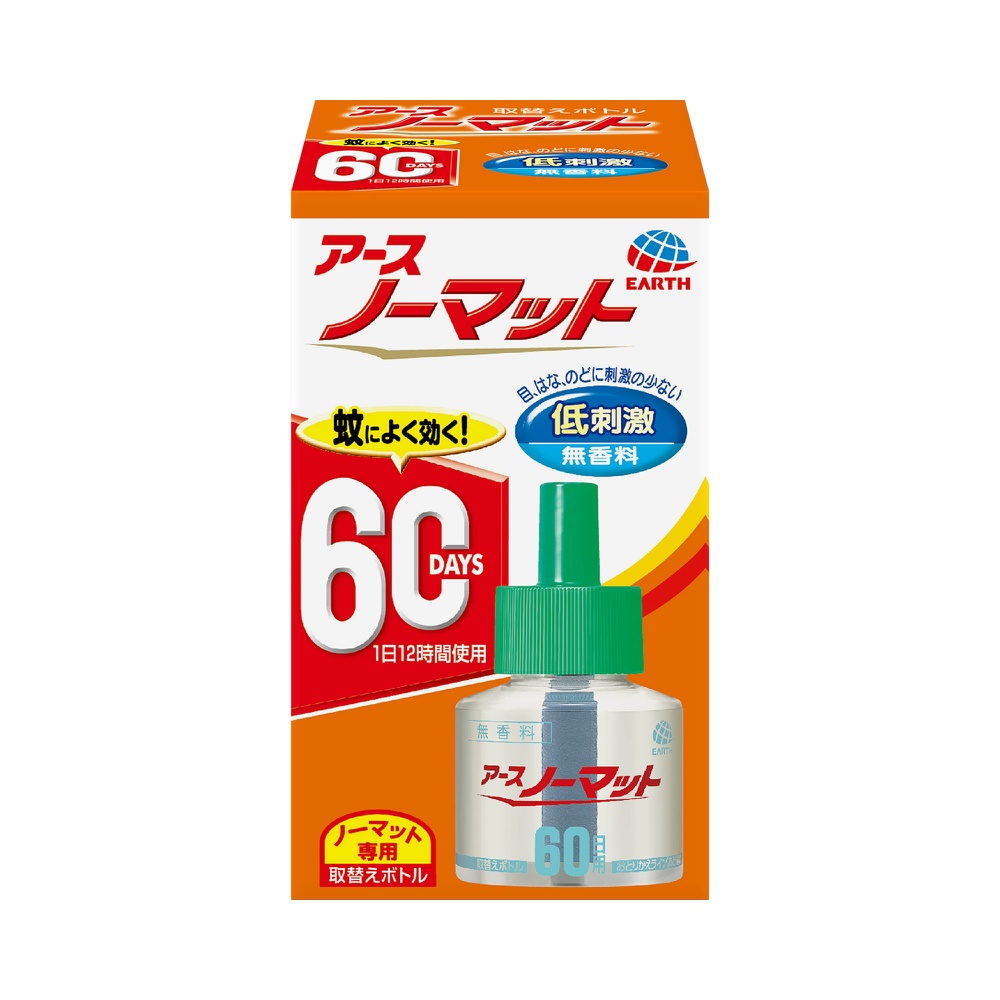 【期間限定!対象商品P2～20倍】 アースノーマット替６０日１Ｐ無香 × 30点