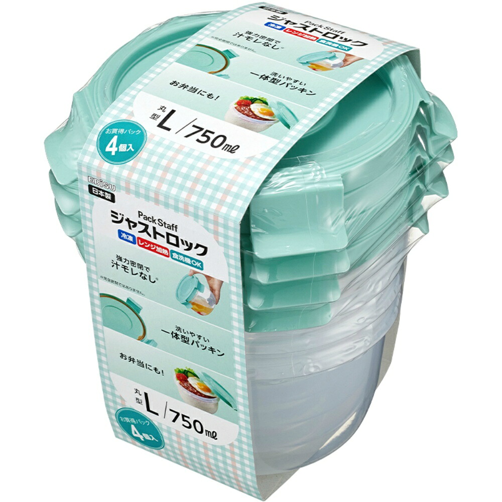 【期間限定!対象商品P2～20倍】 パックスタッフ　ジャストロック丸型Ｌ・４コ入 × 24点