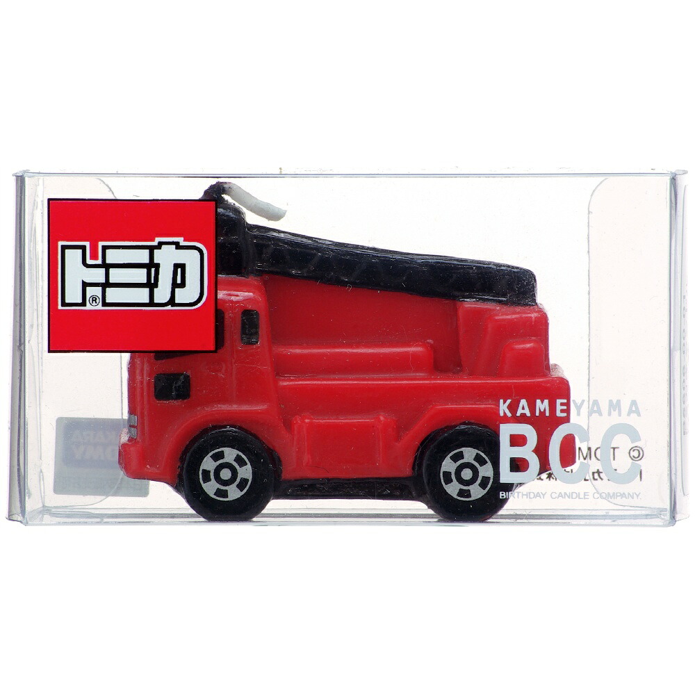 【期間限定!対象商品P2～20倍】 トミカキャンドル　はしご車 × 120点