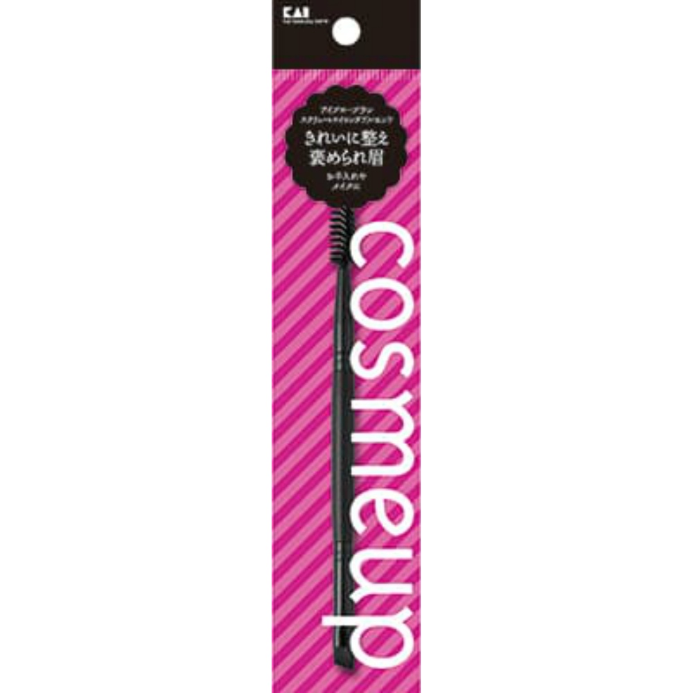 【期間限定!対象商品P2～20倍】 cosmeup アイブローブラシ スクリュー＆ナイロンダブルエンド × 480点