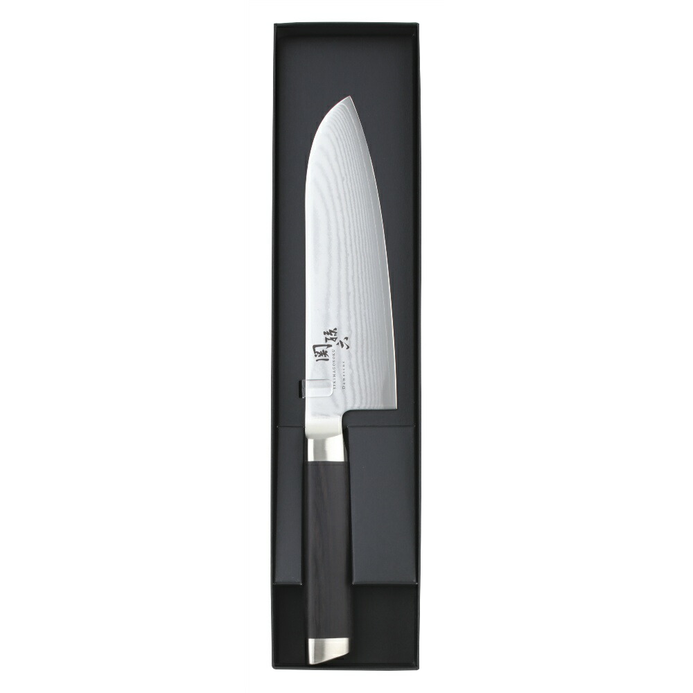 【期間限定!対象商品P2～20倍】 関孫六　ダマスカス　三徳　１６５ｍｍ × 5点