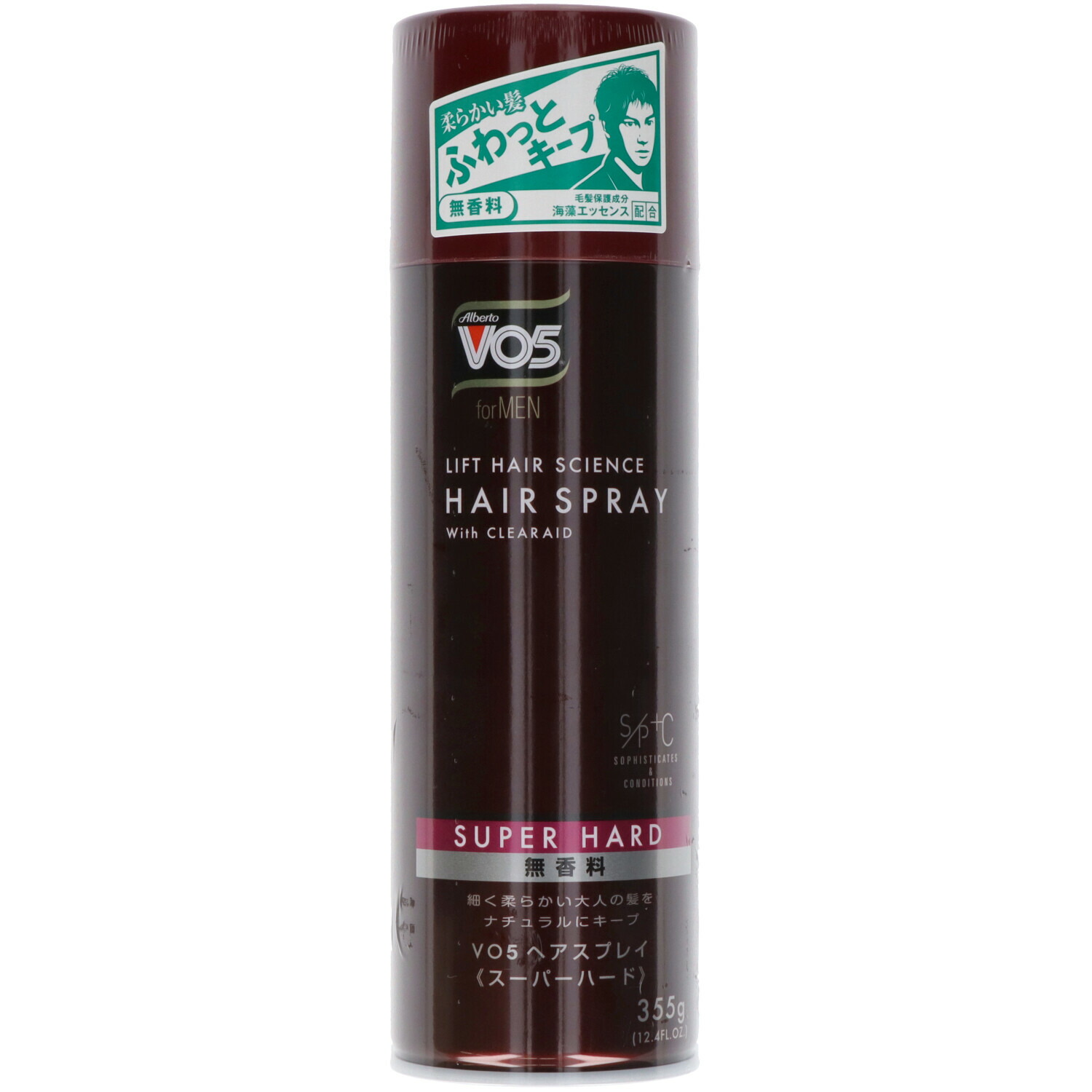 【期間限定!対象商品P2～20倍】 ＶＯ５フォーメンヘアスプレイＳＨ無香料３５５Ｇ × 24点