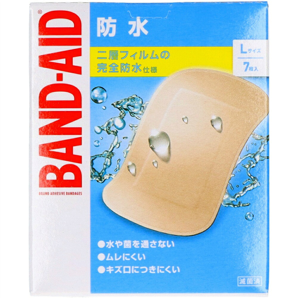 【期間限定!対象商品P2～20倍】 バンドエイド　防水　Ｌサイズ　７枚 × 72点